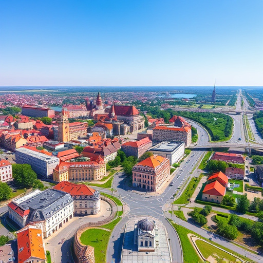 Fertőd városkép — napelem telepítés helyszín