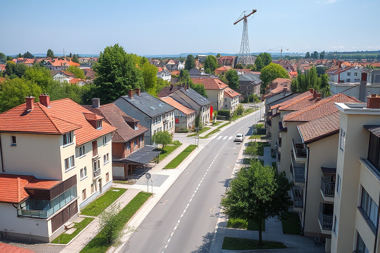 Kertváros — városrész, Csorna