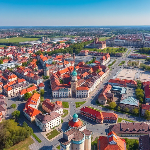Sopron városkép — napelem telepítés helyszín