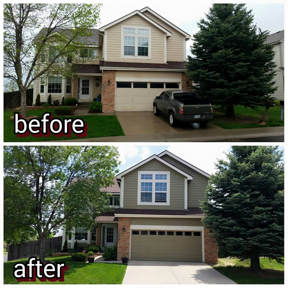 Exterior painting project photo