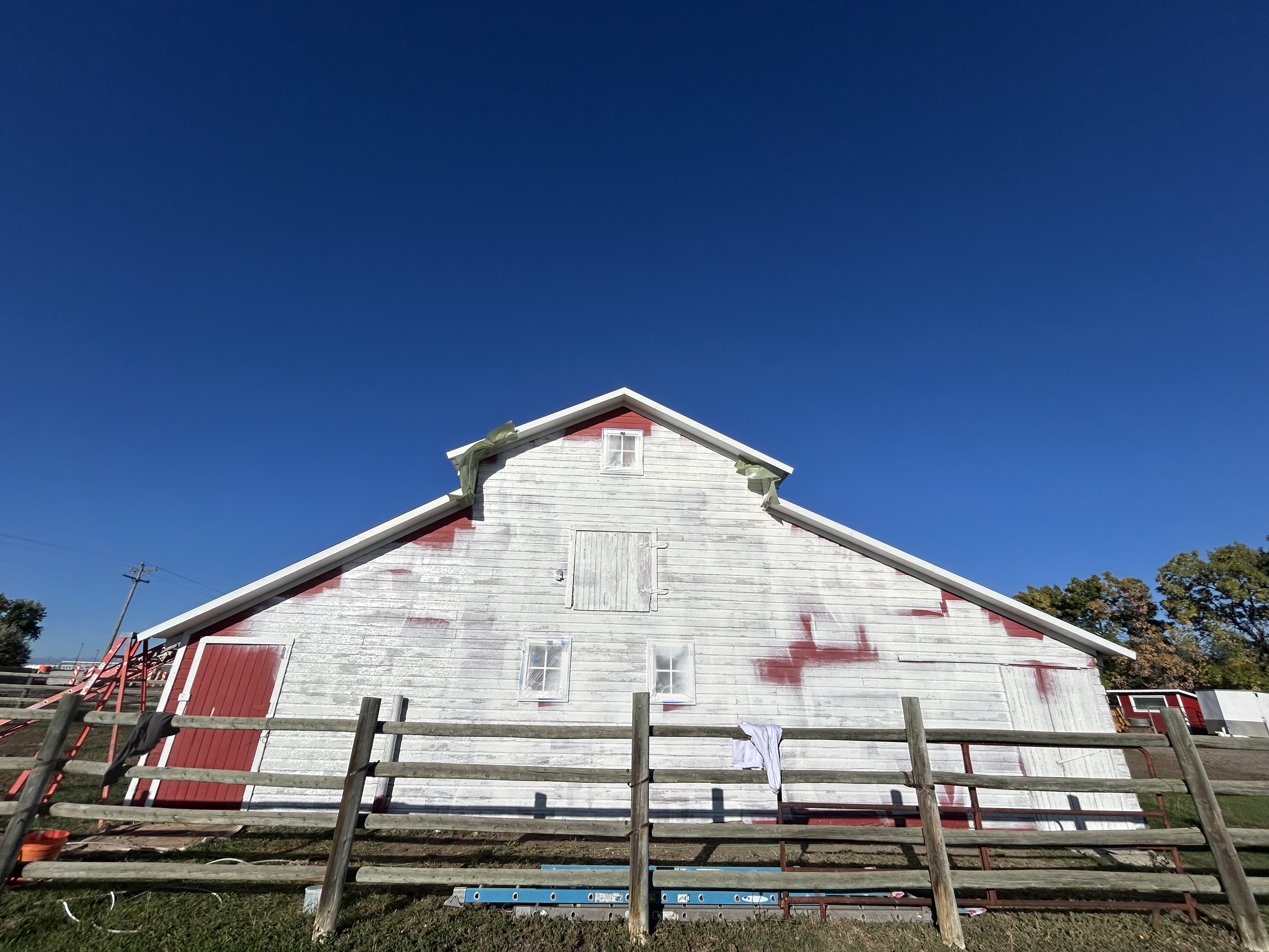 House before repaint