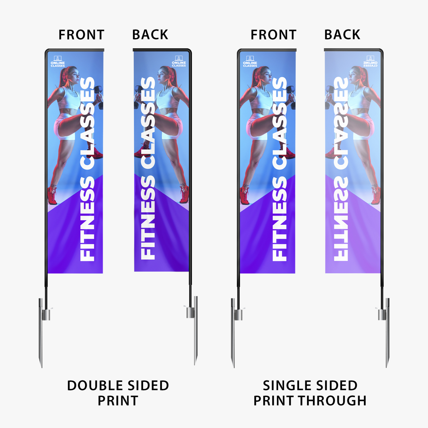 Advertising Flag Sample