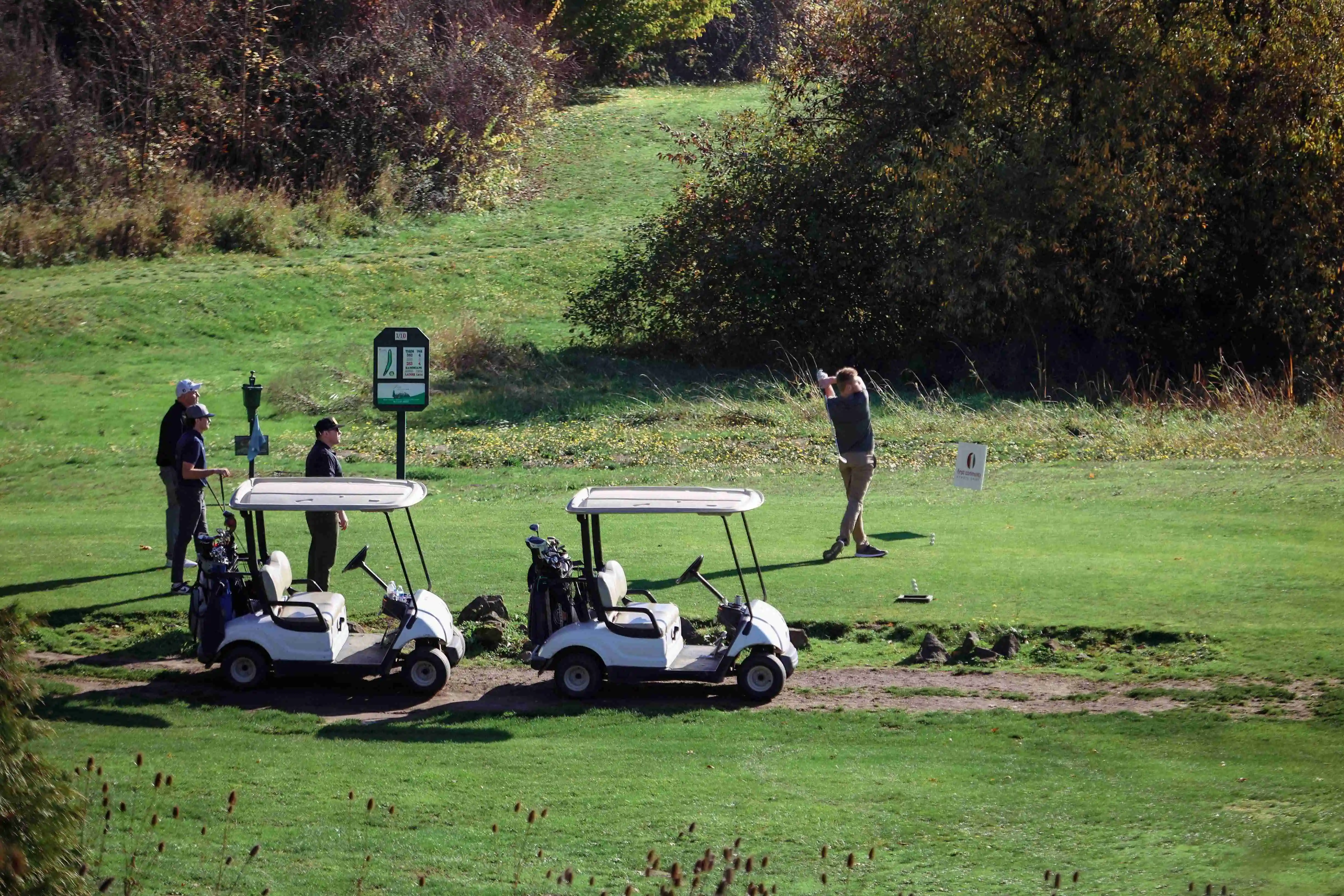 Golf course landscape