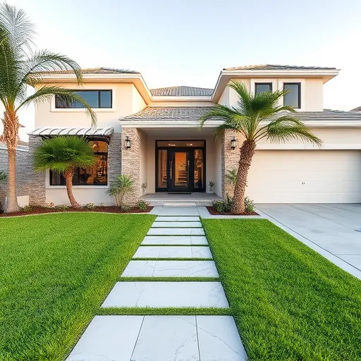 Home remodeling project showcasing modern design elements in Port St. Lucie, FL, with elegant decor and finishes.