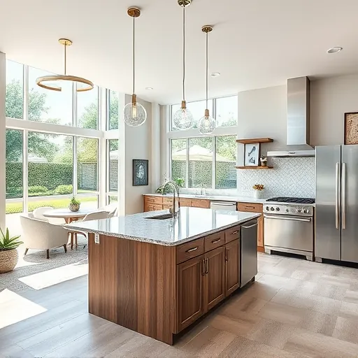 Recently remodeled kitchen in Port St. Lucie, FL, featuring quartz countertops, stainless steel appliances, and custom cabinetry.