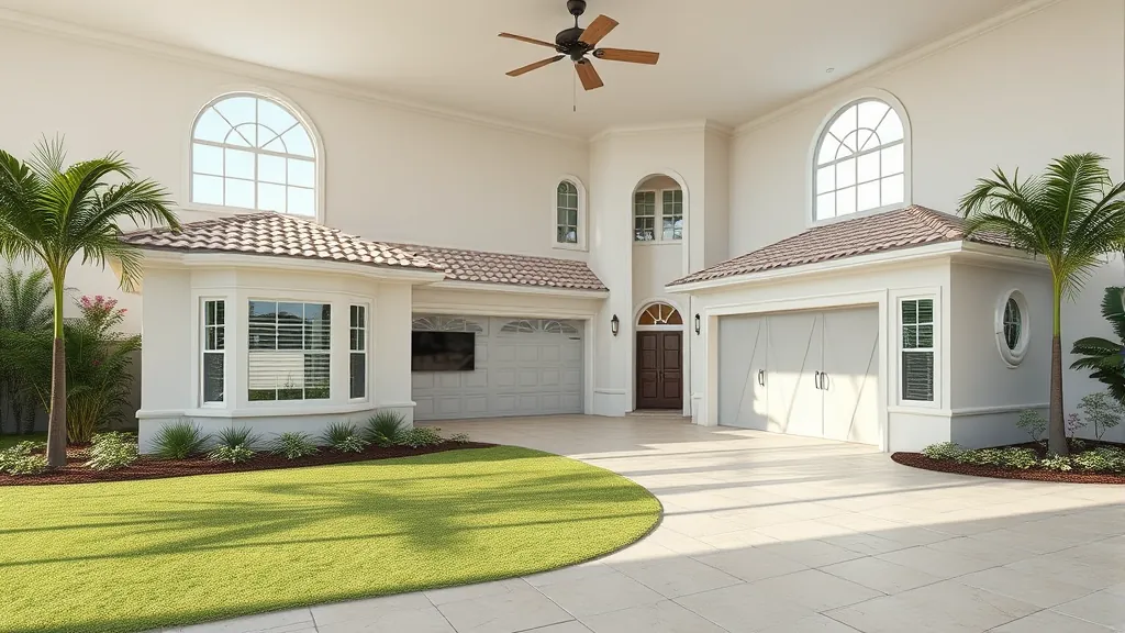 Home Remodeling in Palm City, FL with modern design and vibrant color palette.