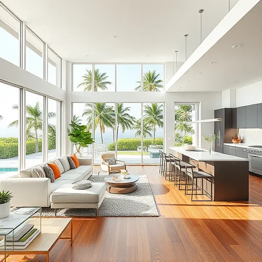 Home remodeling project in Port St. Lucie, FL showcasing modern design and stylish finishes without people present.