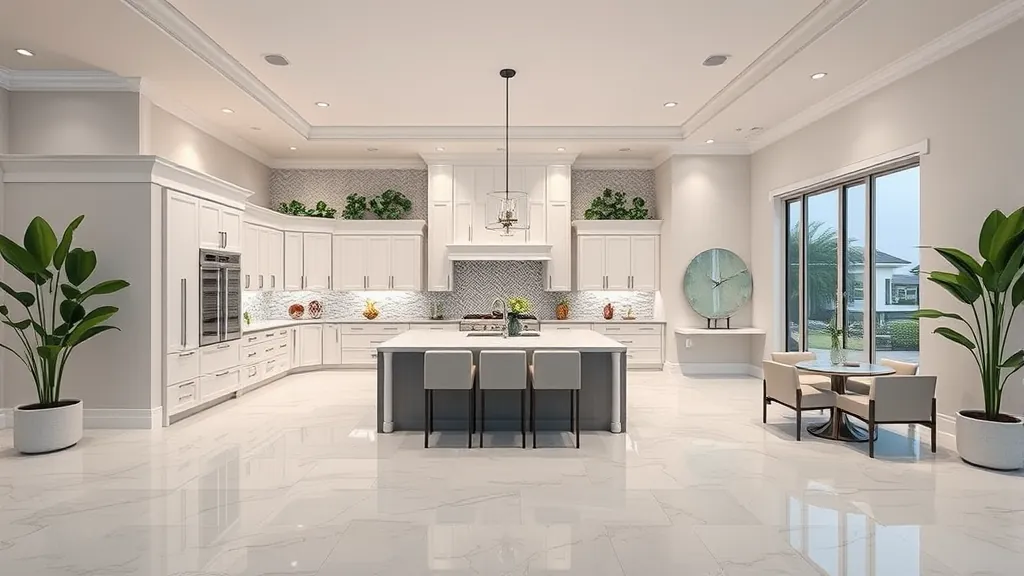 Home Remodeling in Jupiter, FL showcasing modern kitchen and living space design.