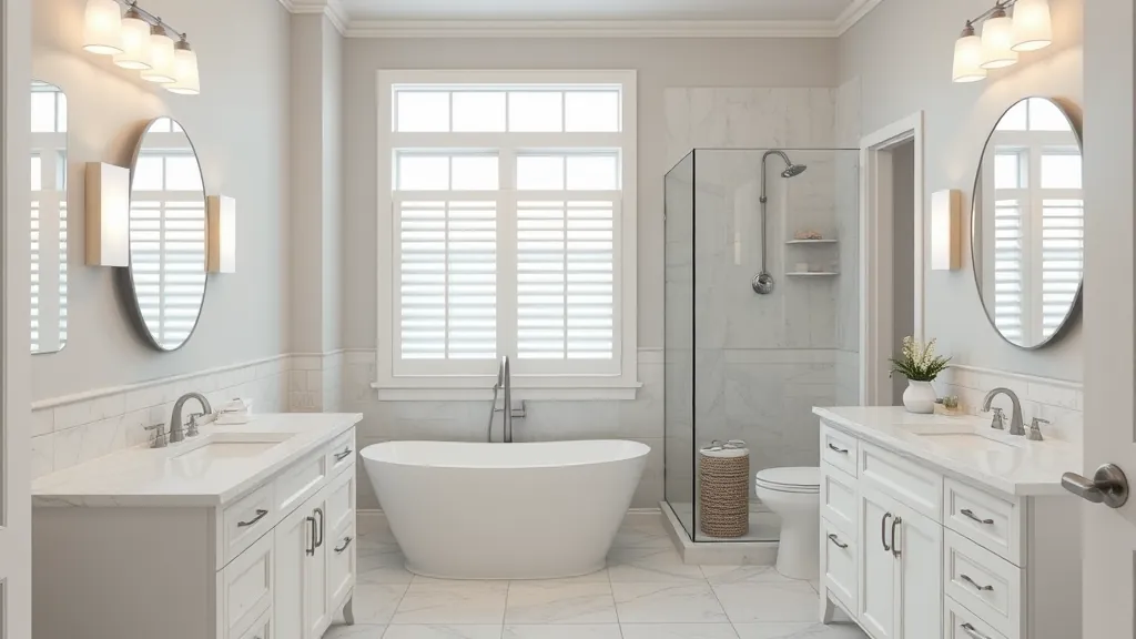 Bathroom Remodeling projects in Port St. Lucie FL showcasing modern designs and elegant fixtures.