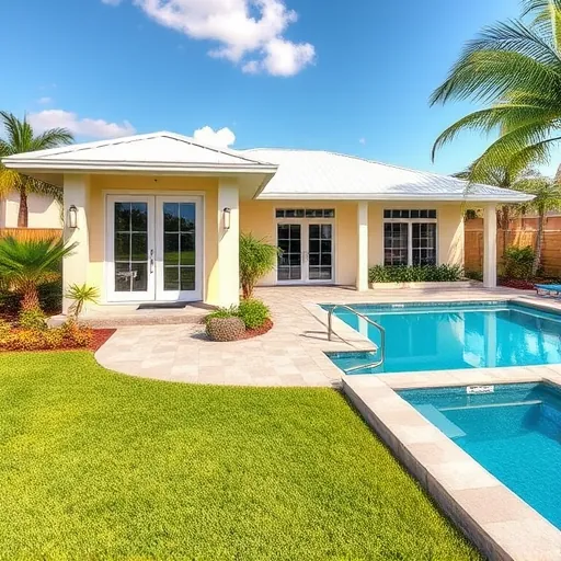 Home remodeling project in Port St. Lucie, FL showcasing modern design and elegant finishes in a spacious interior.