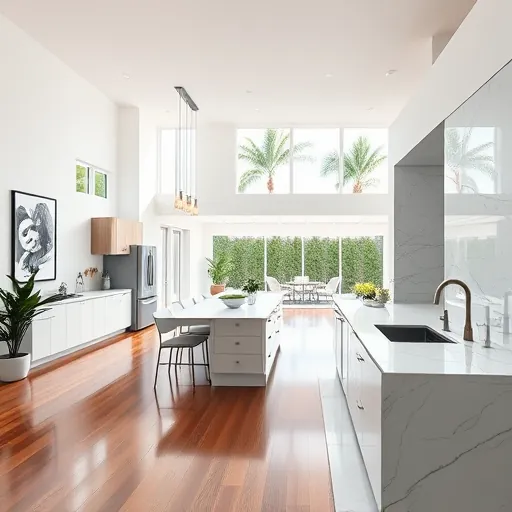 Modern home renovation in Port St. Lucie featuring open-concept design, natural light, and luxurious finishes.