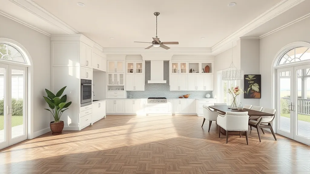 Home Remodeling in Manalapan, FL featuring modern kitchen and living space design.