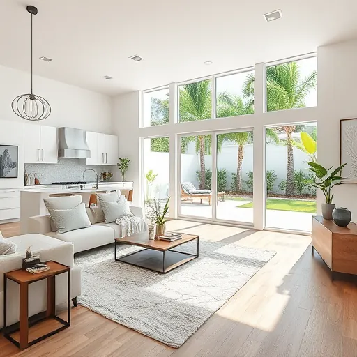 Home remodeling project in Port St. Lucie FL showcasing a beautifully designed interior space with modern finishes.