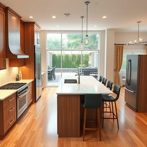 Recently remodeled Port St. Lucie kitchen with granite countertops, stainless appliances, custom wood cabinetry, and natural light