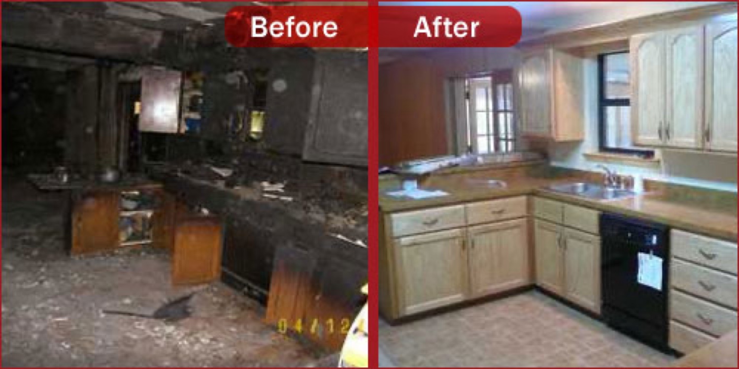 Before and after restoration job (before/after composite)