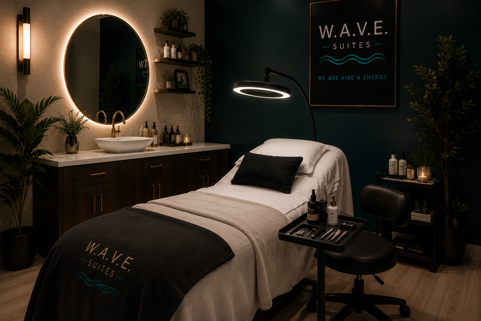 W.A.V.E. Suites lash and brow treatment suite