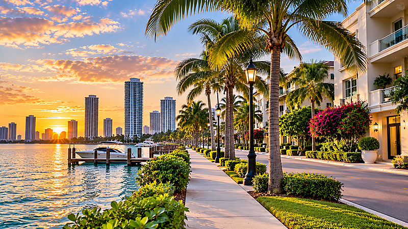 Upper East Side neighbourhood in Miami