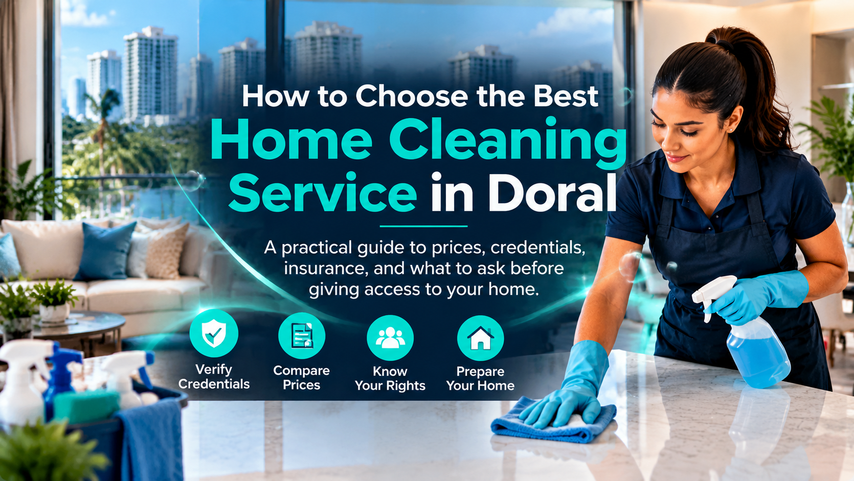 How to Choose a Home Cleaning Service in Doral What to Verify Before You Hand Over a Key