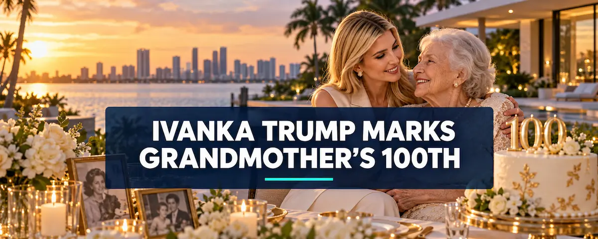 Ivanka Trump Celebrates Grandmother’s 100th Birthday in Miami