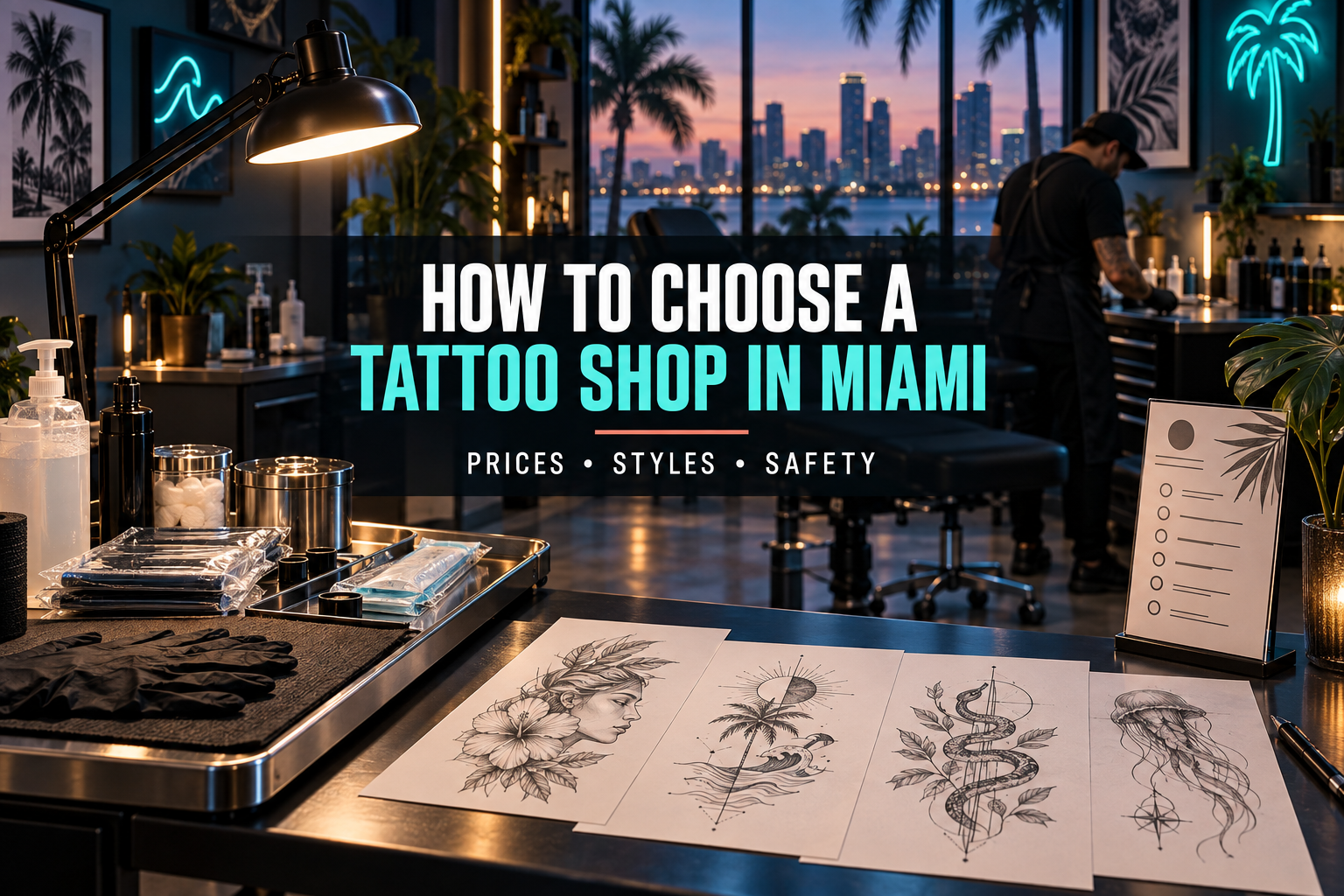 How to Choose a Tattoo Shop in Miami Prices, Styles & Safety