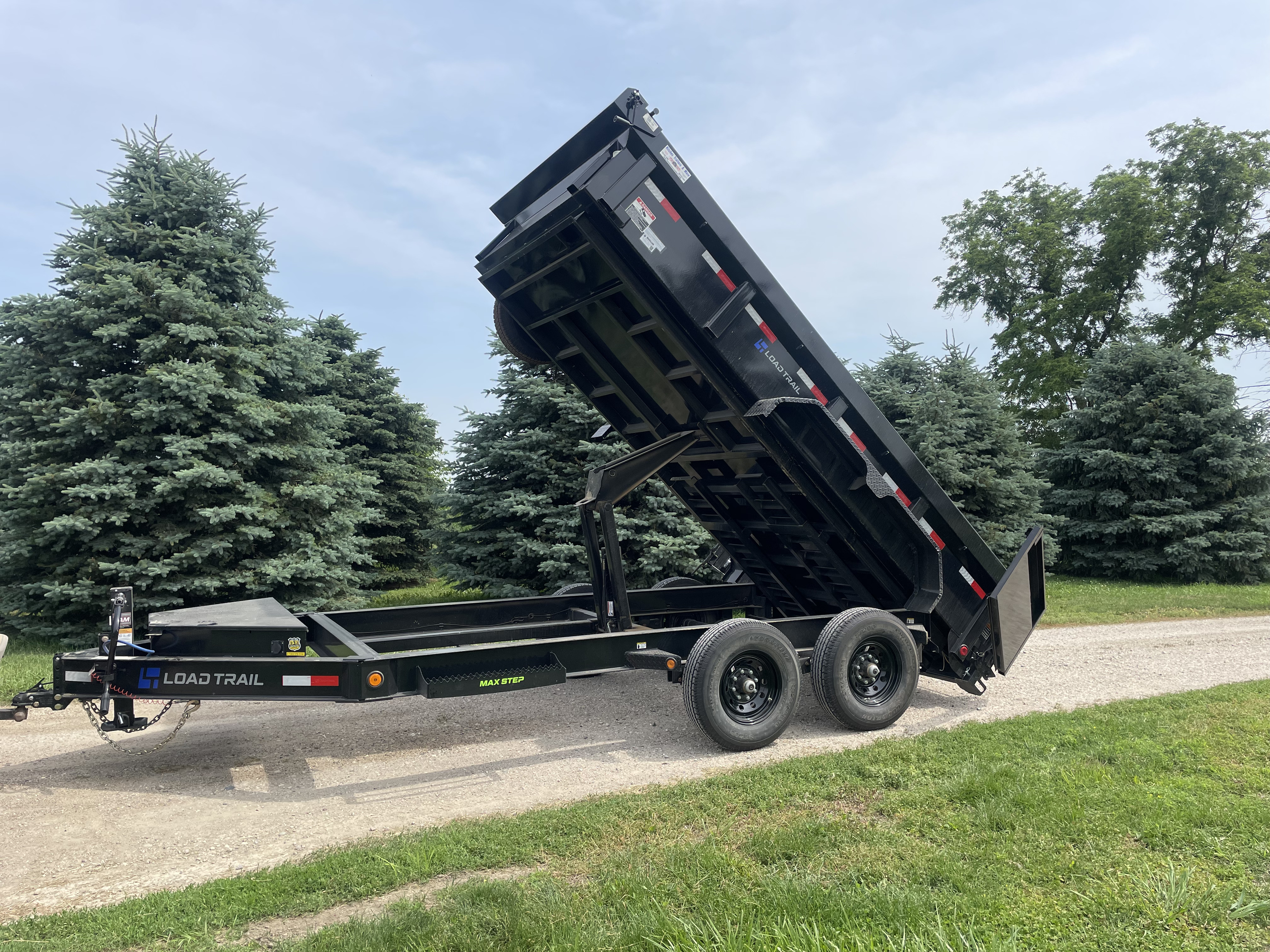 The B&R Trailer Rentals lot in Sergeant Bluff, IA