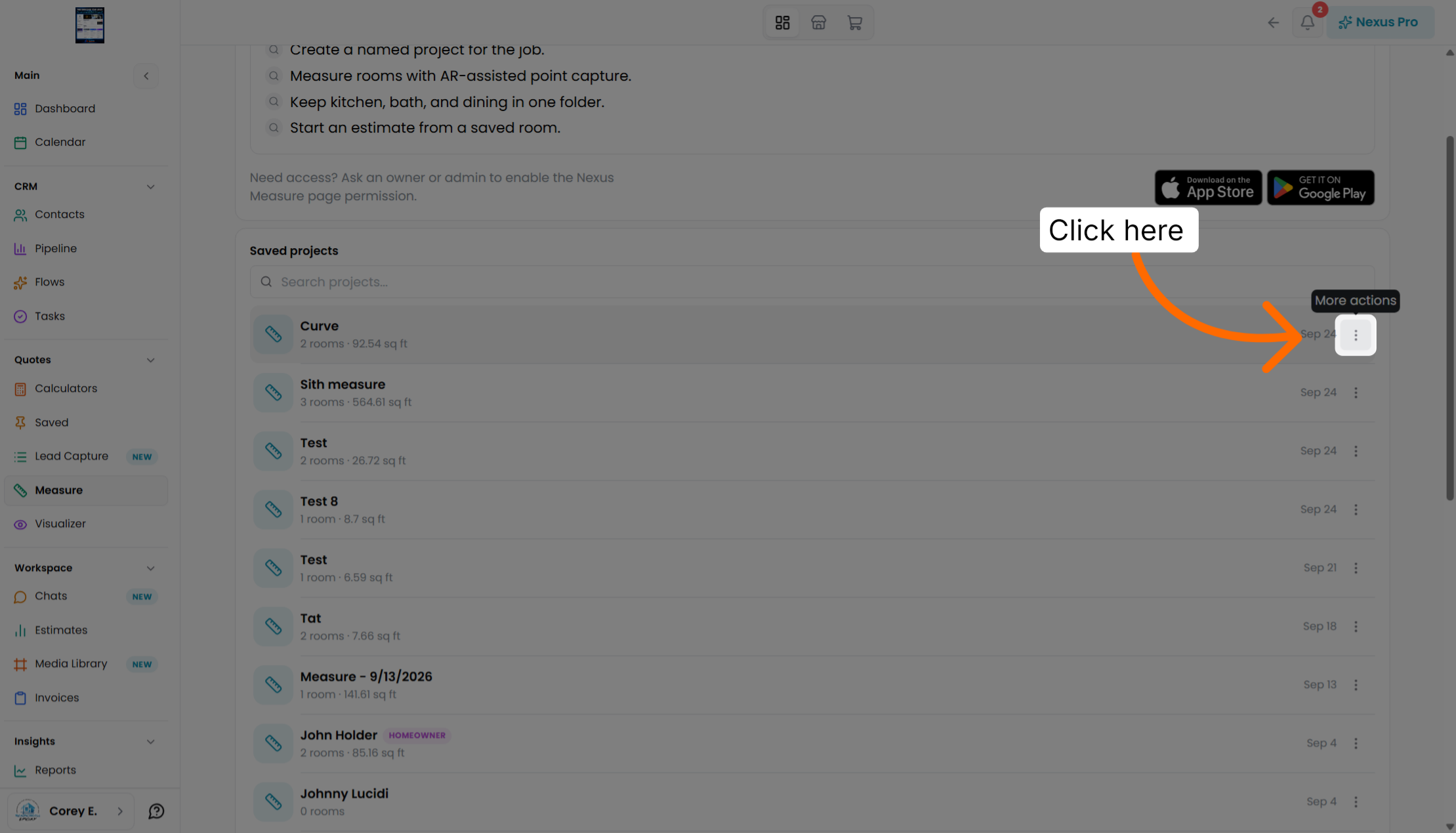 Screenshot for step 16: Return to Project Overview
