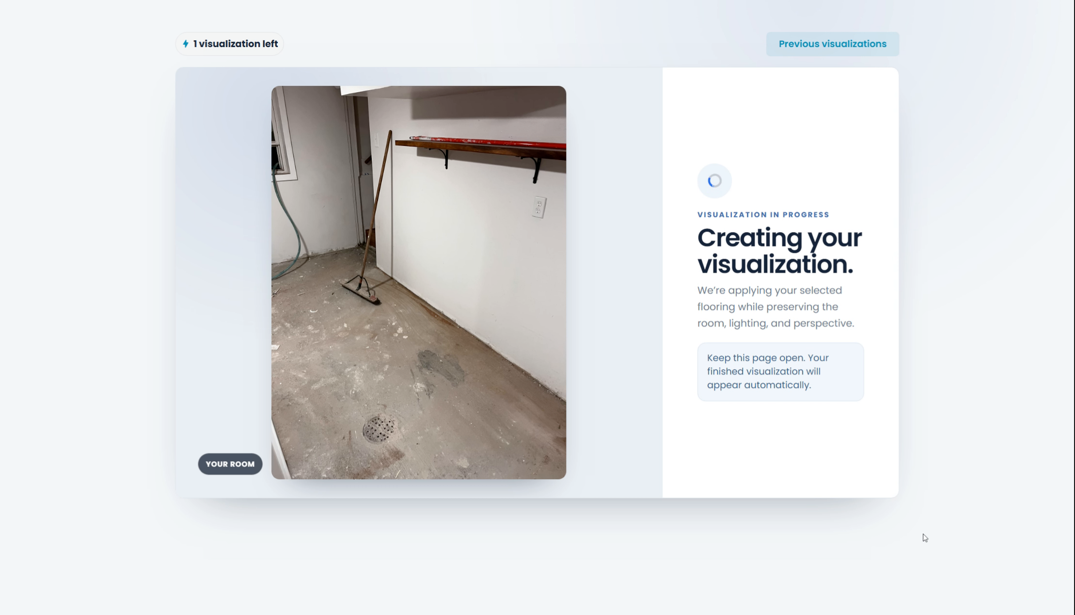 Screenshot for step 18: Visualization Processing