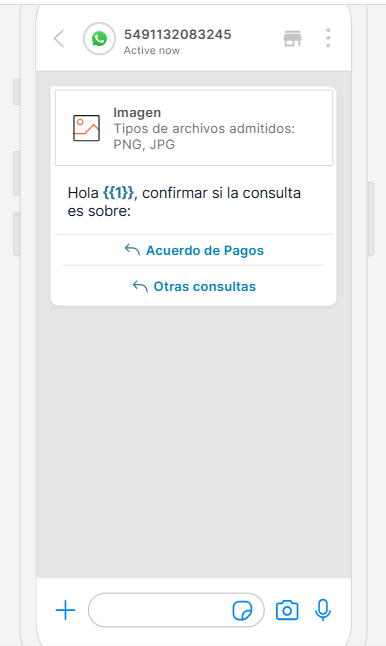 Mockup Plantilla WhatsApp