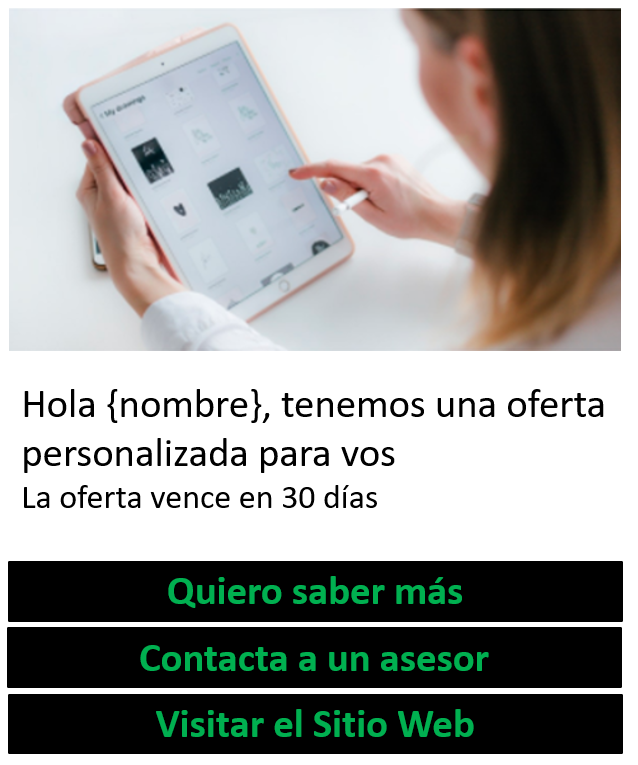 Oferta en Tablet