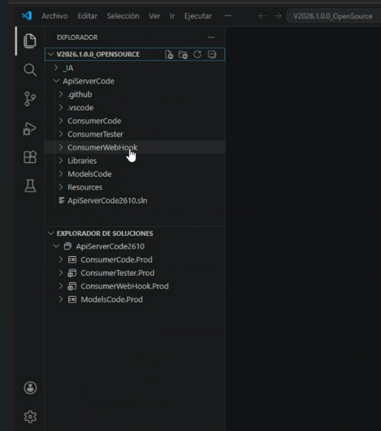 VS Code Soluciones árbol