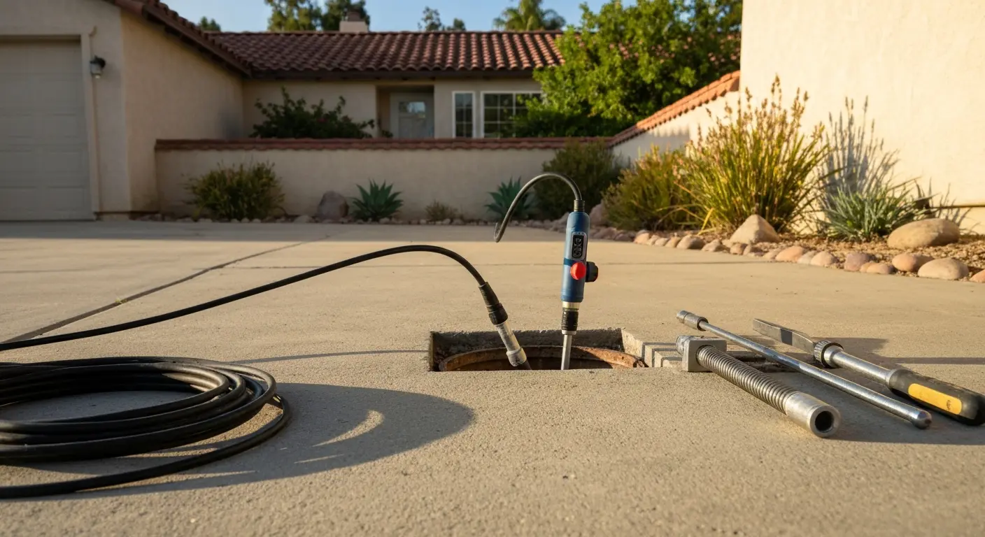 Drain inspection and clearing