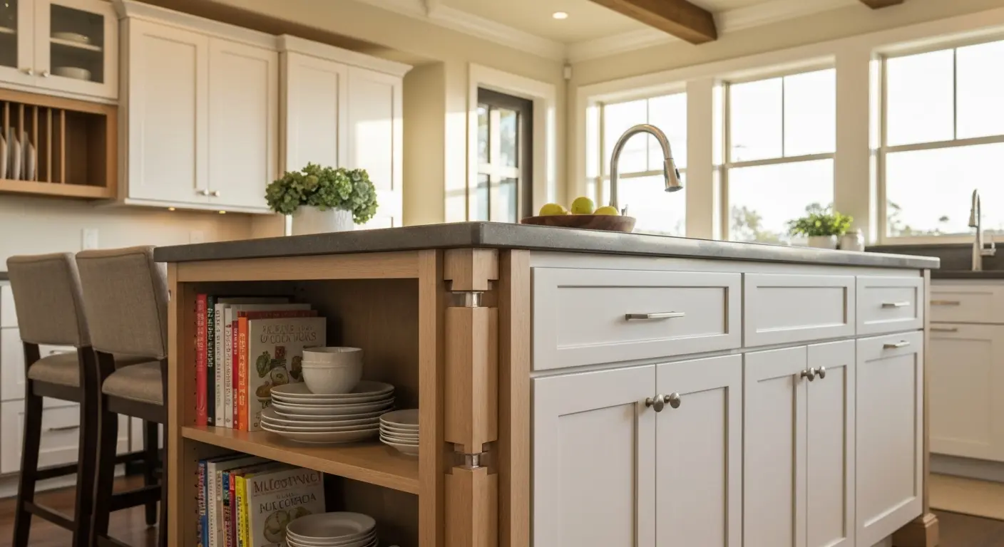 Custom kitchen island
