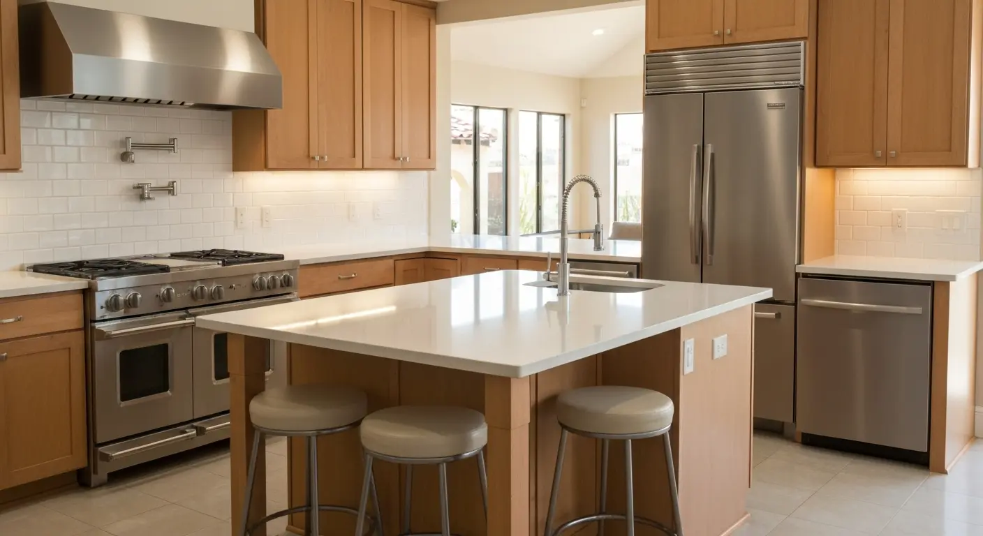 Modern kitchen remodel in Aviara