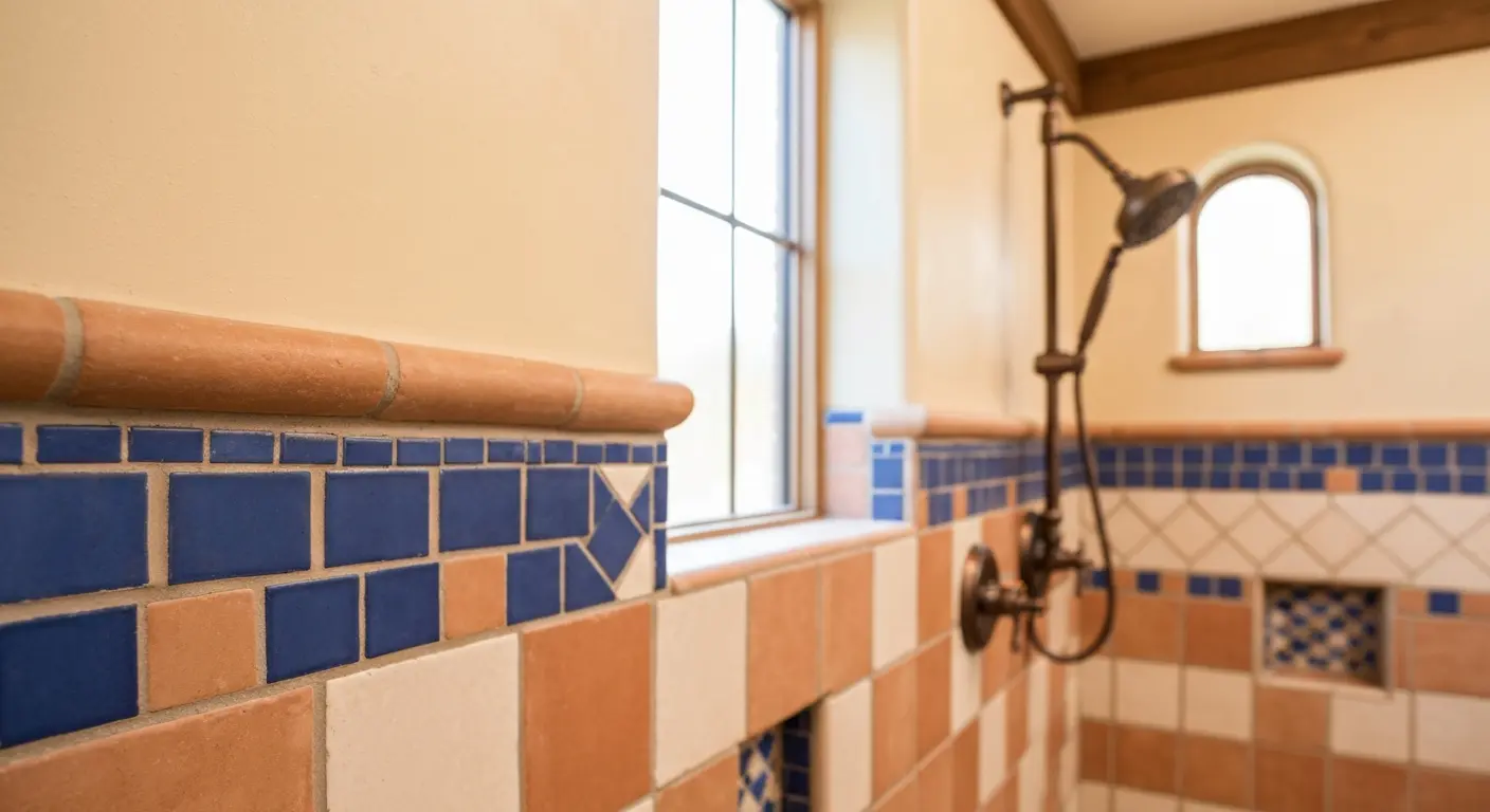 Custom tile shower