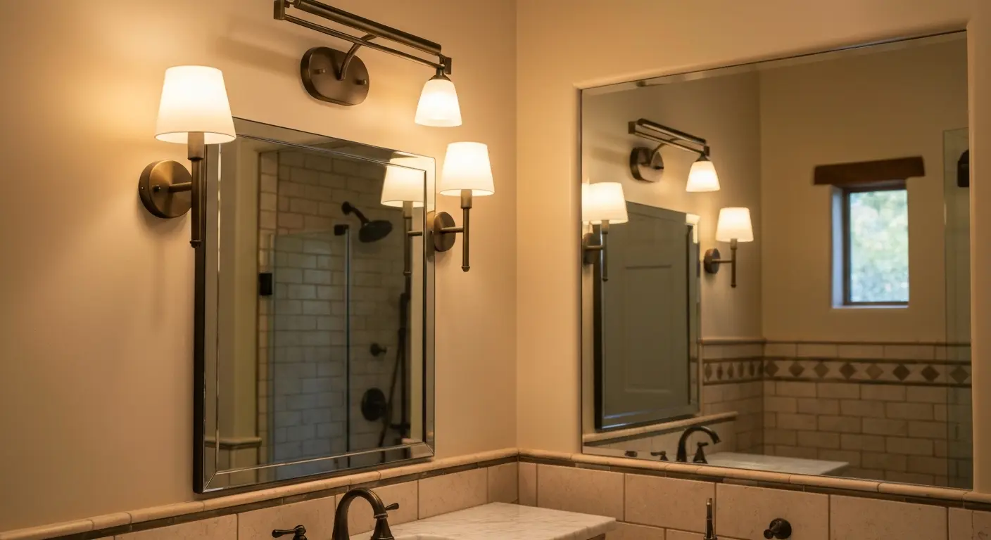 Bathroom lighting fixtures