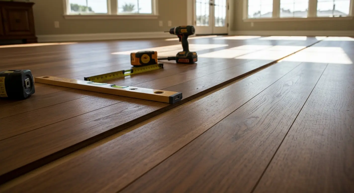 Wood flooring installation