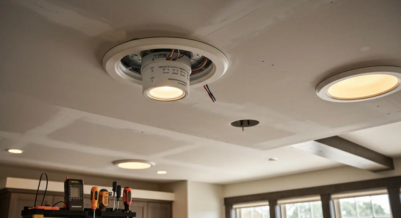 Lighting fixtures installation