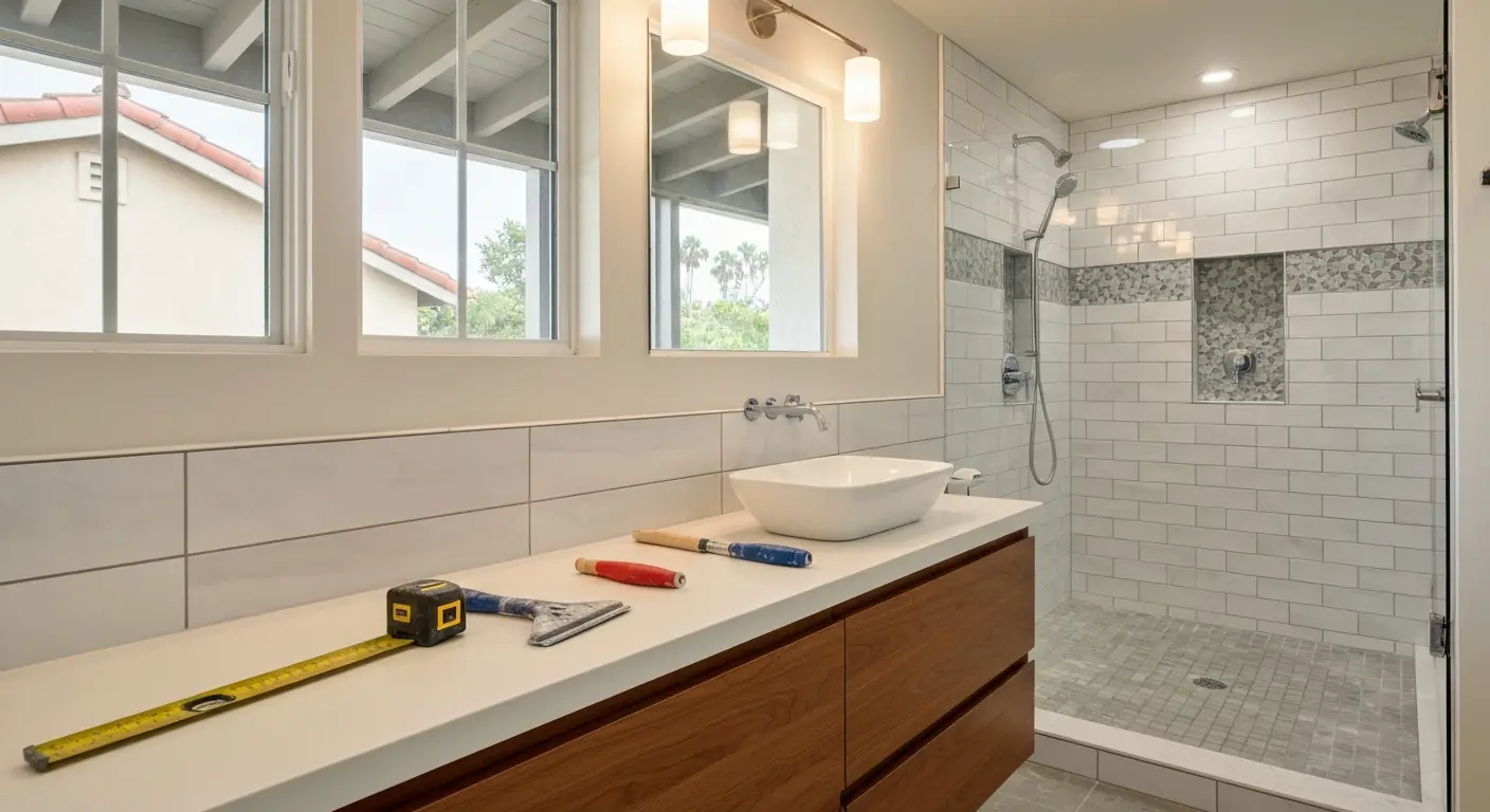 Bathroom remodel project