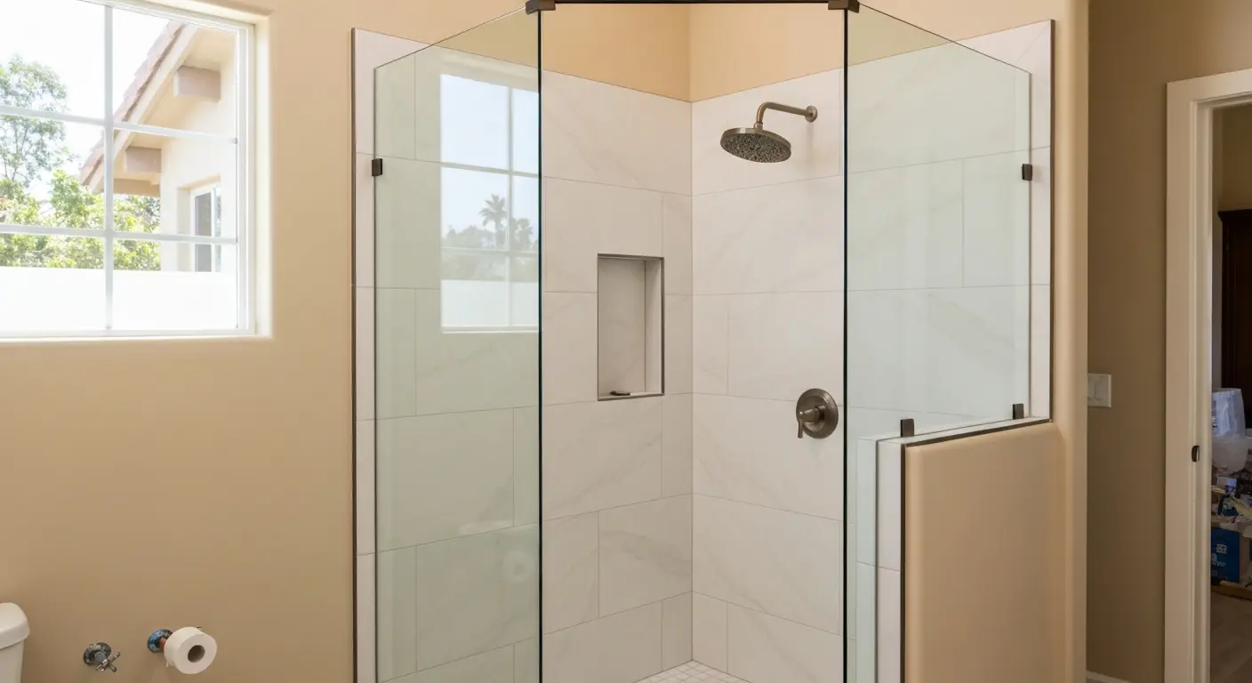 Shower and tub installation