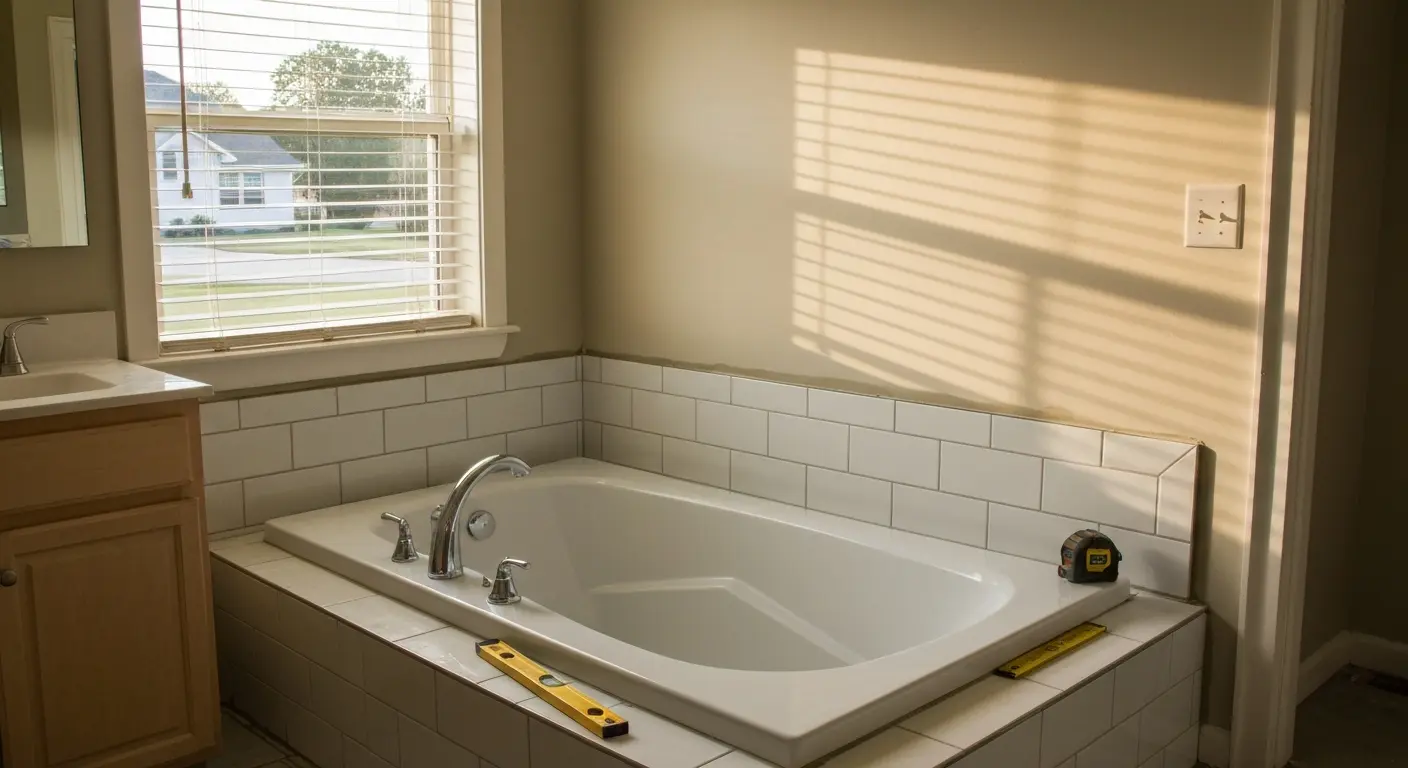 Tub installation project