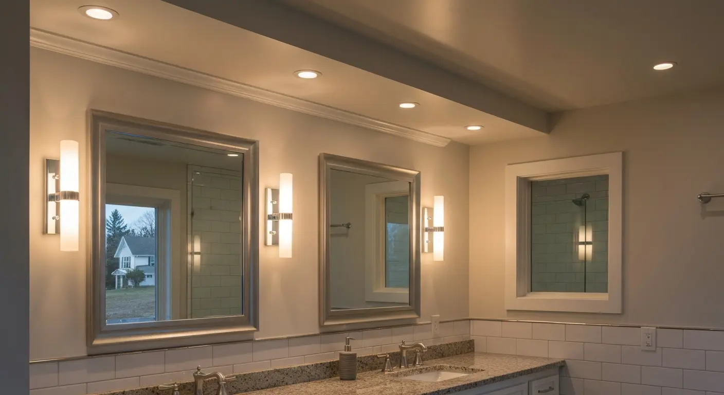 Bathroom lighting fixtures