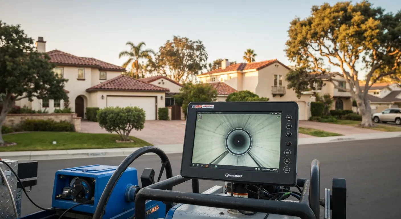 Sewer camera inspection