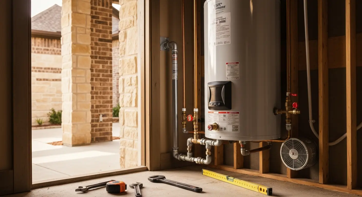 Water heater installation