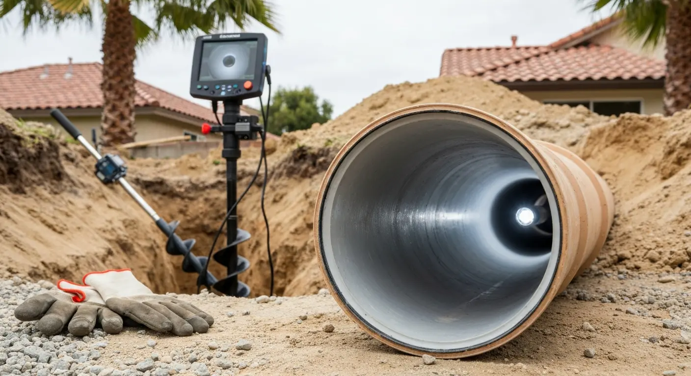 Sewer backup repair