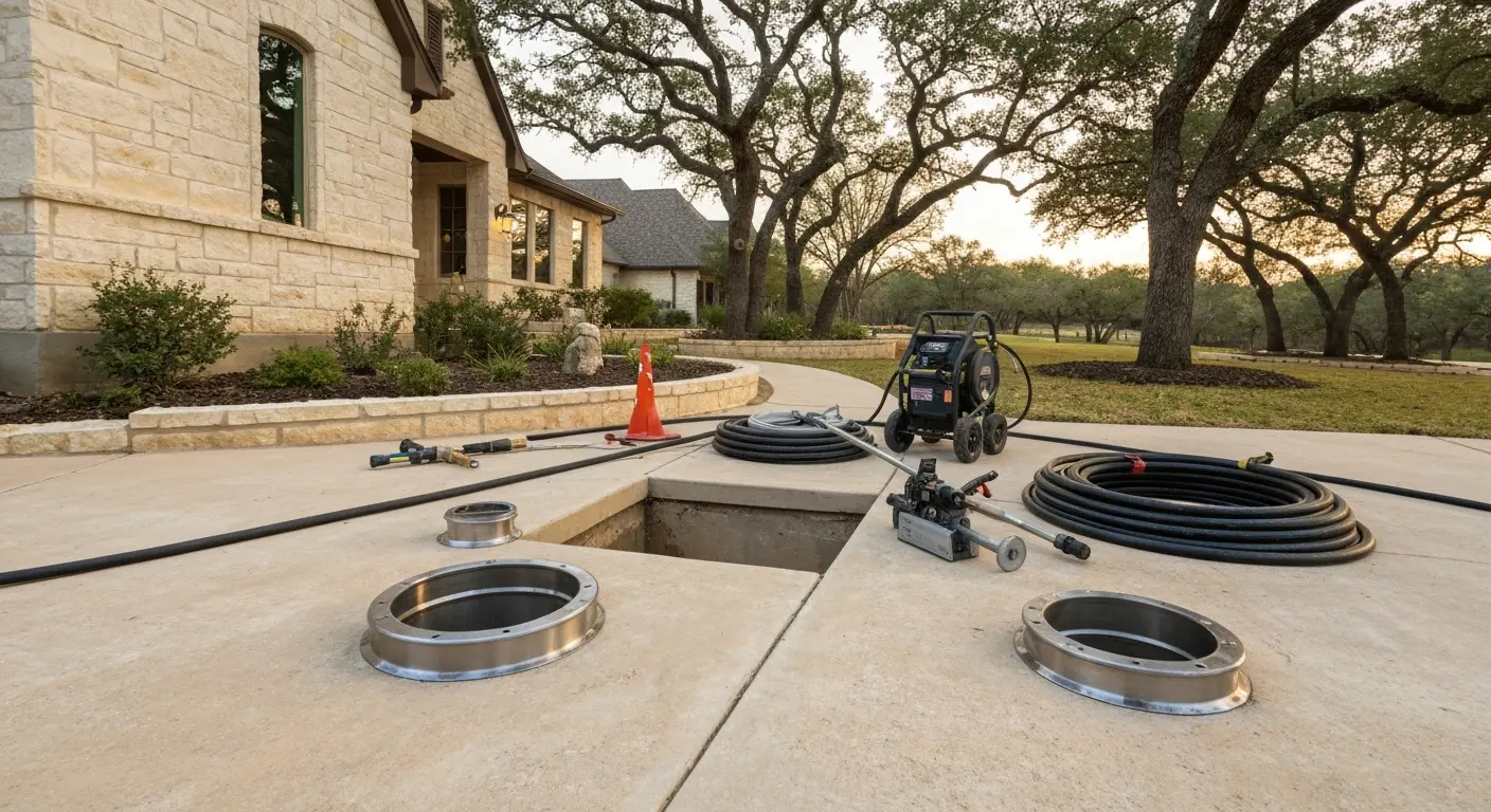 Drainage cleaning service