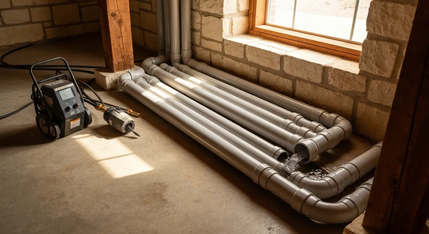 Drain cleaning service