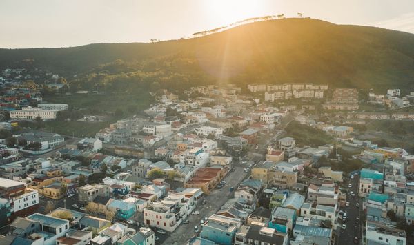 Residential neighborhood landscape illustrating property and lot context for ADU planning in Connecticut