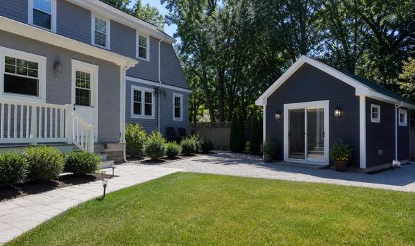 Detached ADU in a Connecticut backyard for family living or long-term rental income