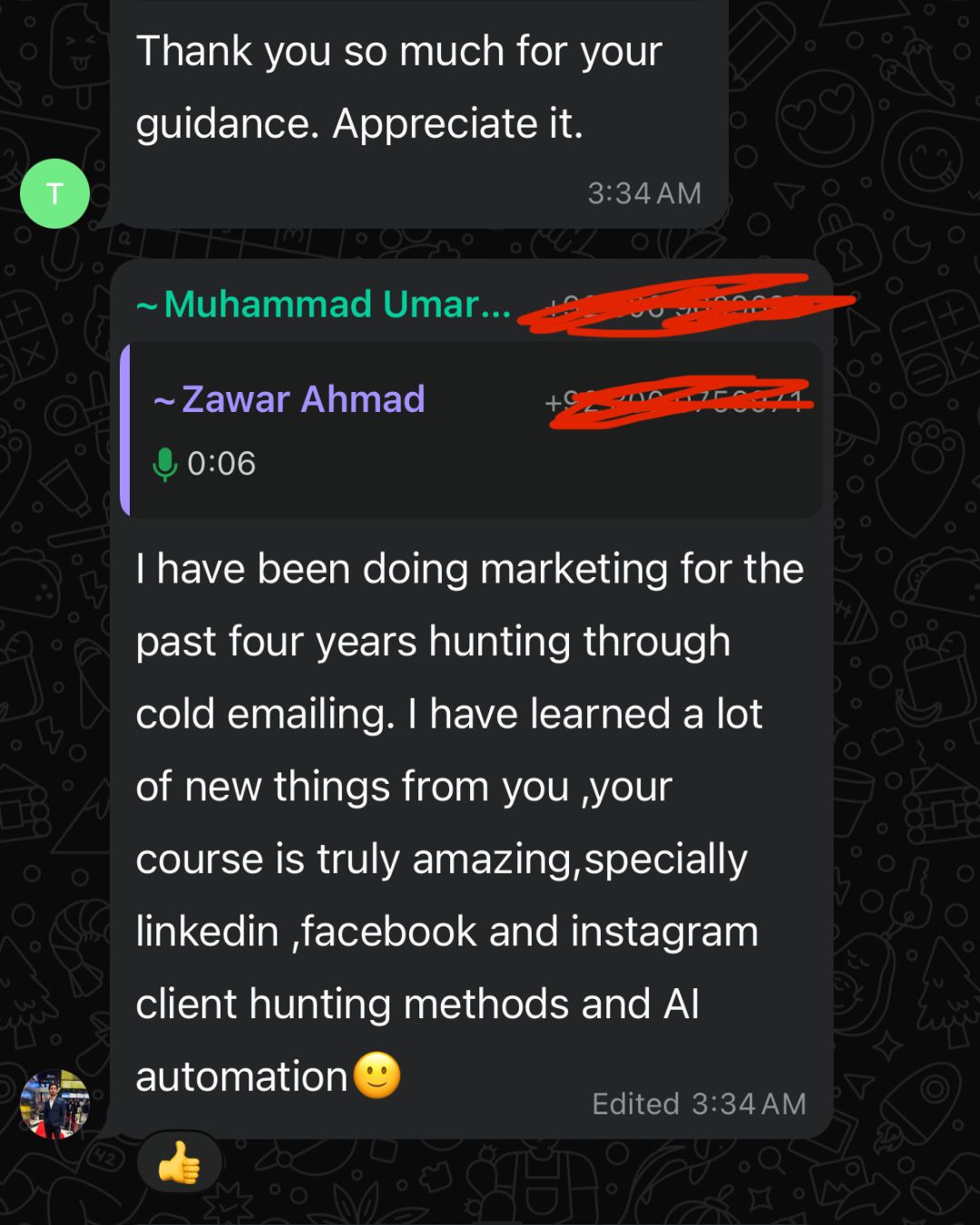 Student review 2