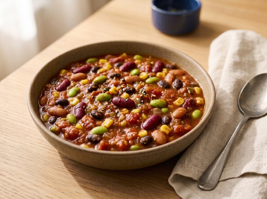 Three-Bean & Lentil Chili